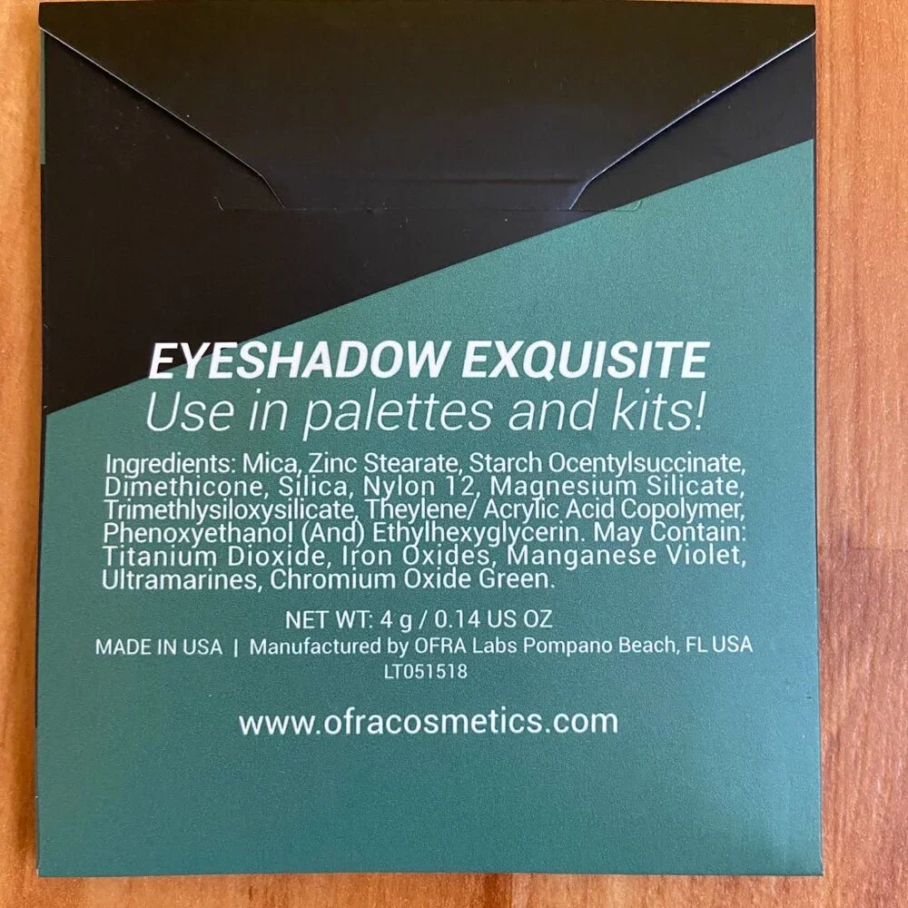 Ofra Eyeshadow palette refill 4 g Exquisite